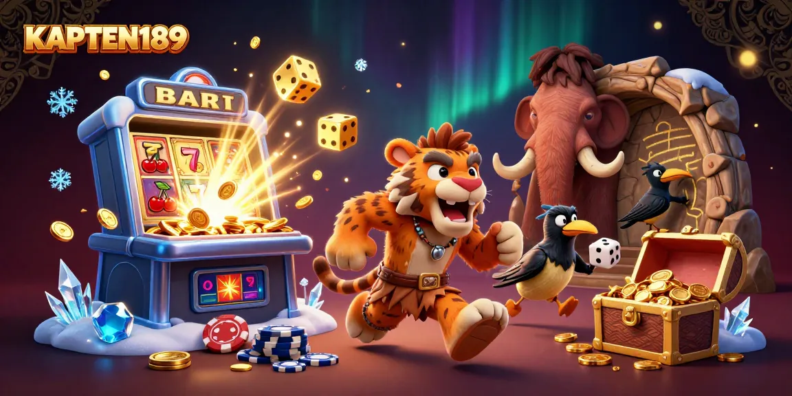 KAPTEN189 menghadirkan gambar kasino yang menarik dengan jackpot berlimpah dan karakter lucu yang beraksi.
