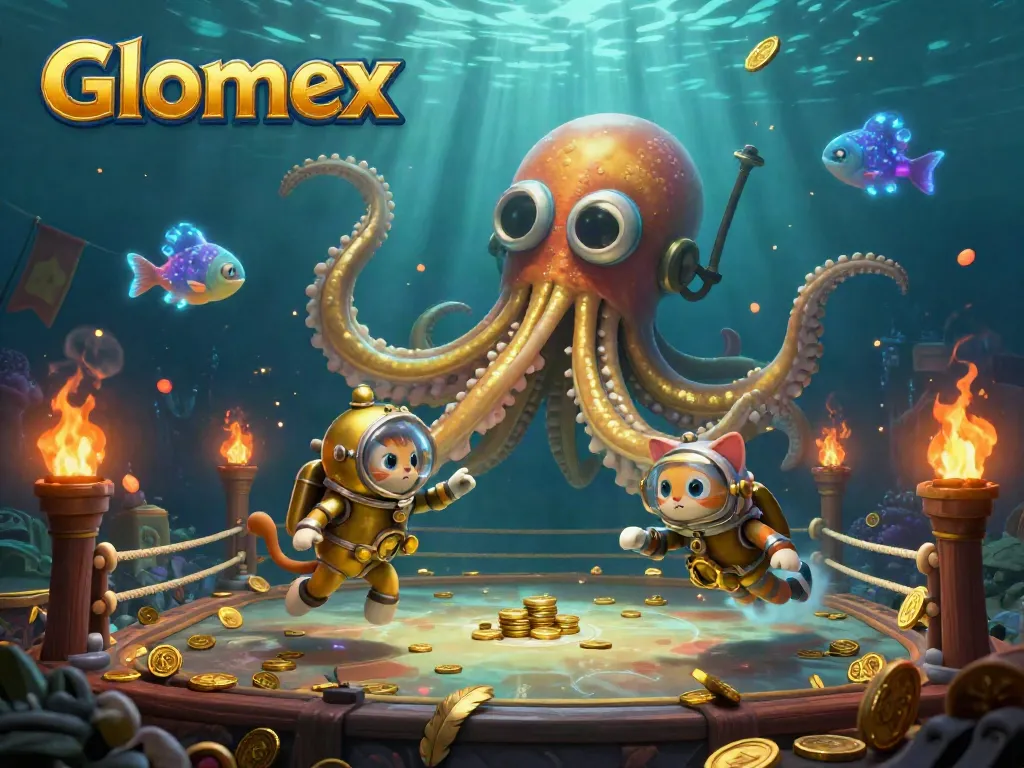 Engage in thrilling underwater gambling adventures with Glomex as you chase treasure filled with gold coins and betting tokens.