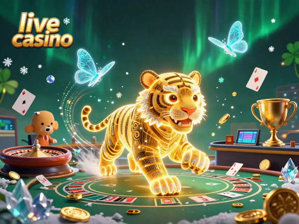 Pengalaman live casino interaktif dengan banyak elemen permainan dan dealer langsung.