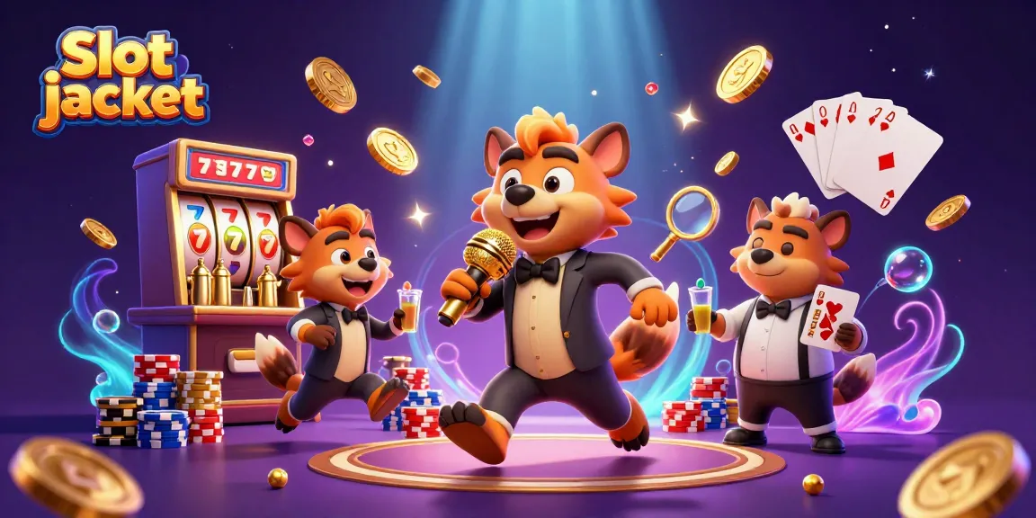 Permainan slot jackpot yang mengesankan dengan karakter hyena dalam kasino 3D.