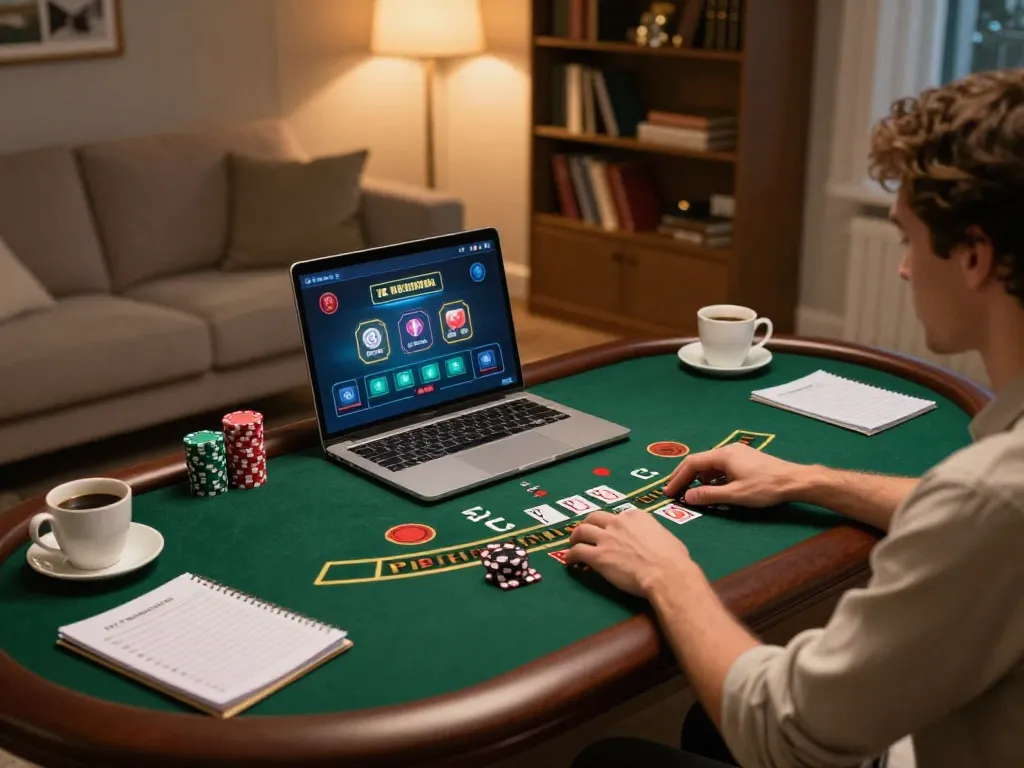 Engaged in strategic betting at nhà cái cm88 online casino from the comfort of home.