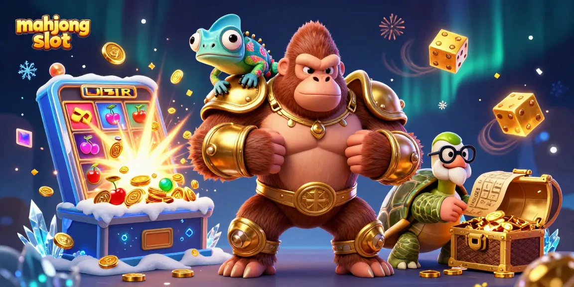 Experience mahjong slot with vibrant characters and dynamic casino elements in a stunning 3D illustration.