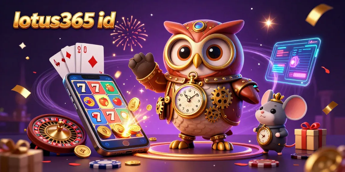 Experience the thrill with lotus365 id as the owl and mouse bring casino excitement alive.