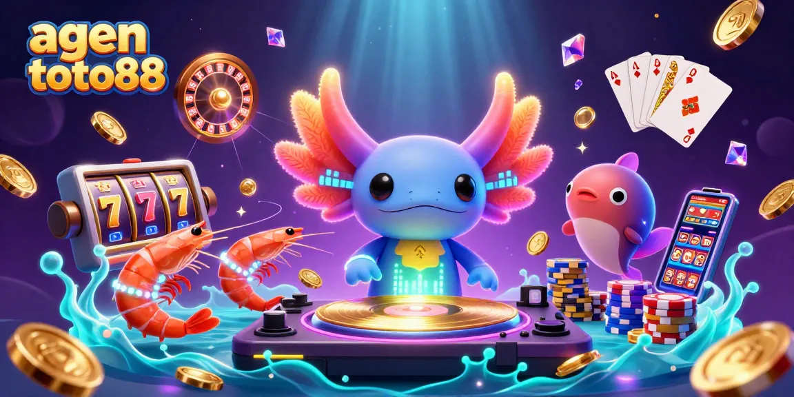 Experience exciting gameplay at agen toto88 with vibrant characters in a dazzling casino scene.