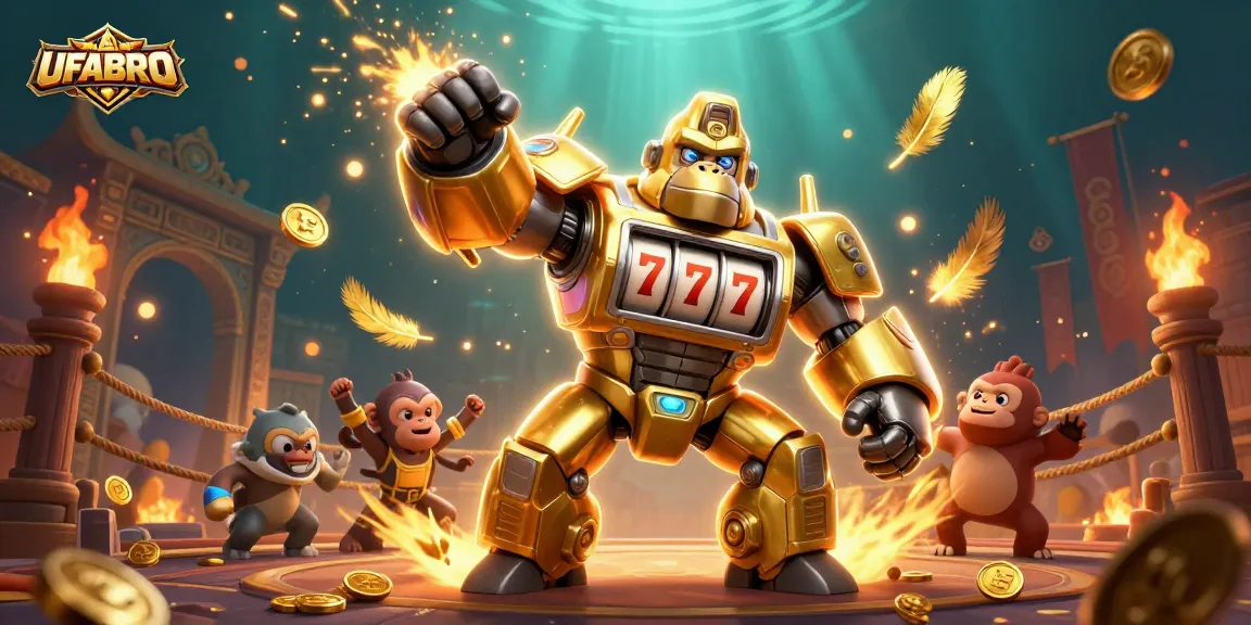 Experience win with UFABRO's dynamic casino elements in an exciting 3D scene.