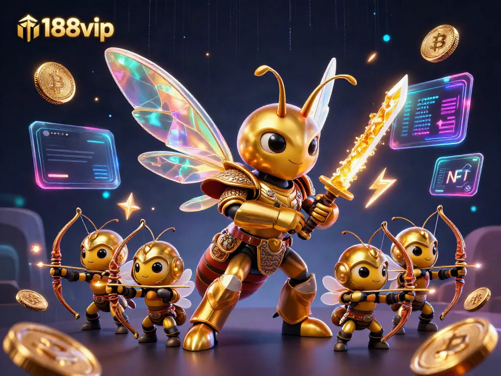 Experience thrilling n188vip gaming with unique slot reels and vibrant 3D elements.