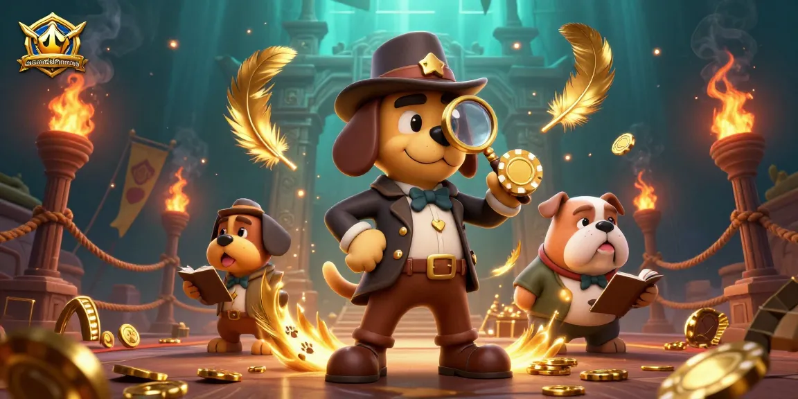 Engage with dacsandatphanrang's festive casino excitement as your detective leads the quest for golden poker chips.