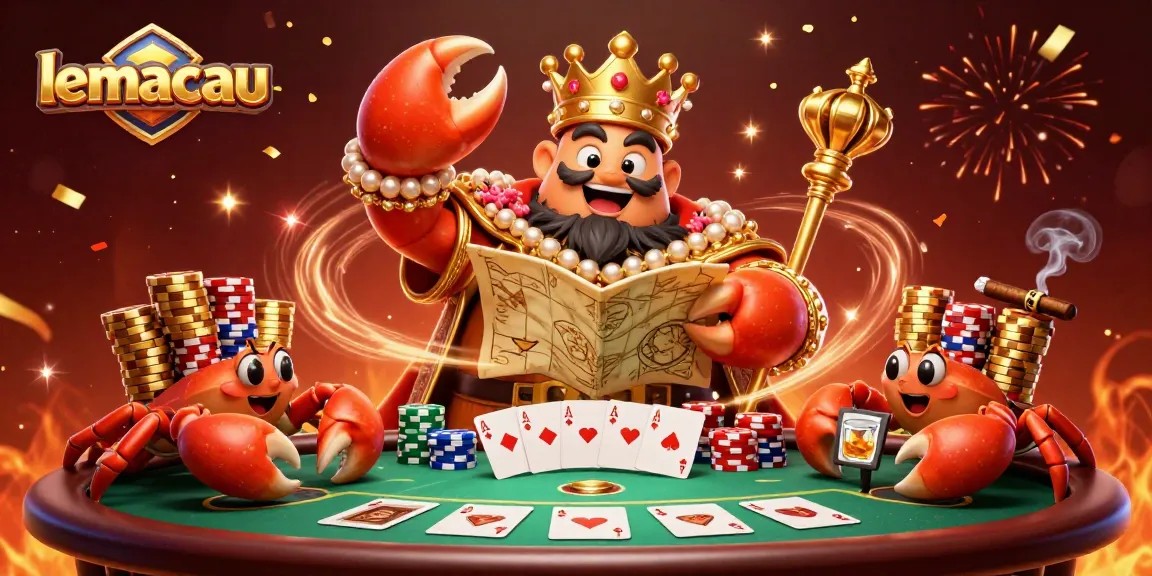 Experience the excitement of lemacau's live casino with a dynamic 3D illustration filled with action and vibrant energy.