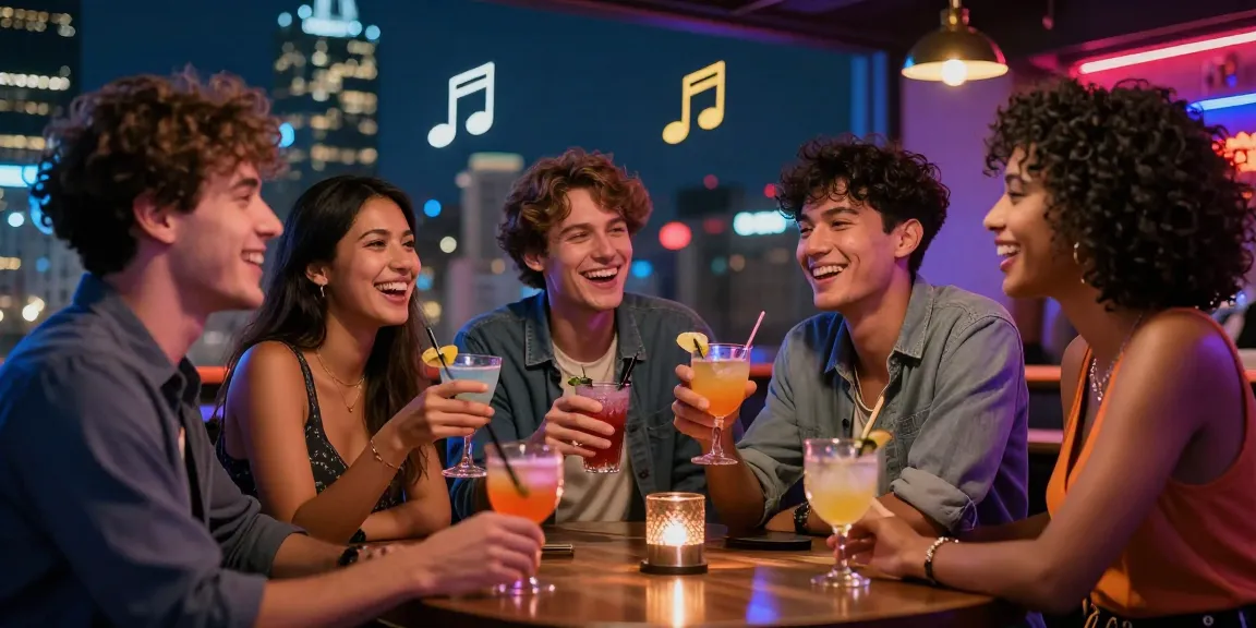 Gái gọi cùng bạn bè thưởng thức không khí sôi động của đêm phố.