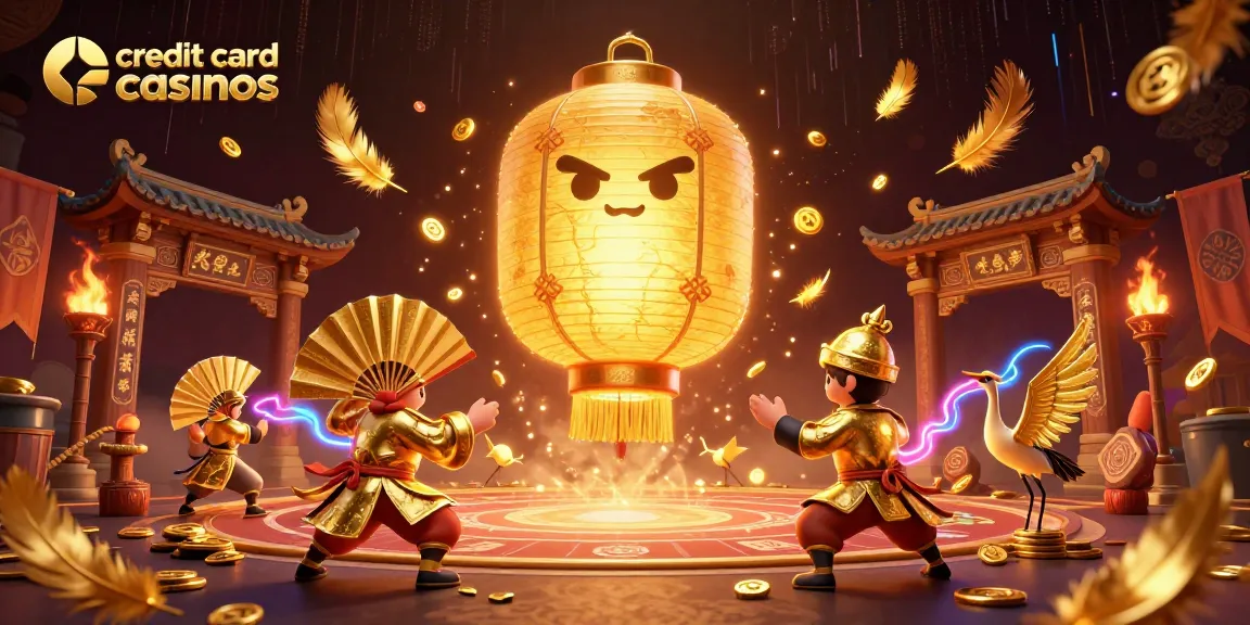 Engage with exciting credit card casinos featuring a vibrant 3D illustration of winning gameplay.