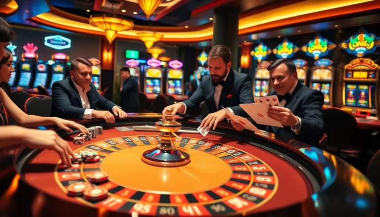 Join a thrilling game at 68VIP casino with engaging roulette and vibrant slot machines.